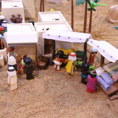 Diorama Playmobil - Campagne d'Egypte de Napoléon