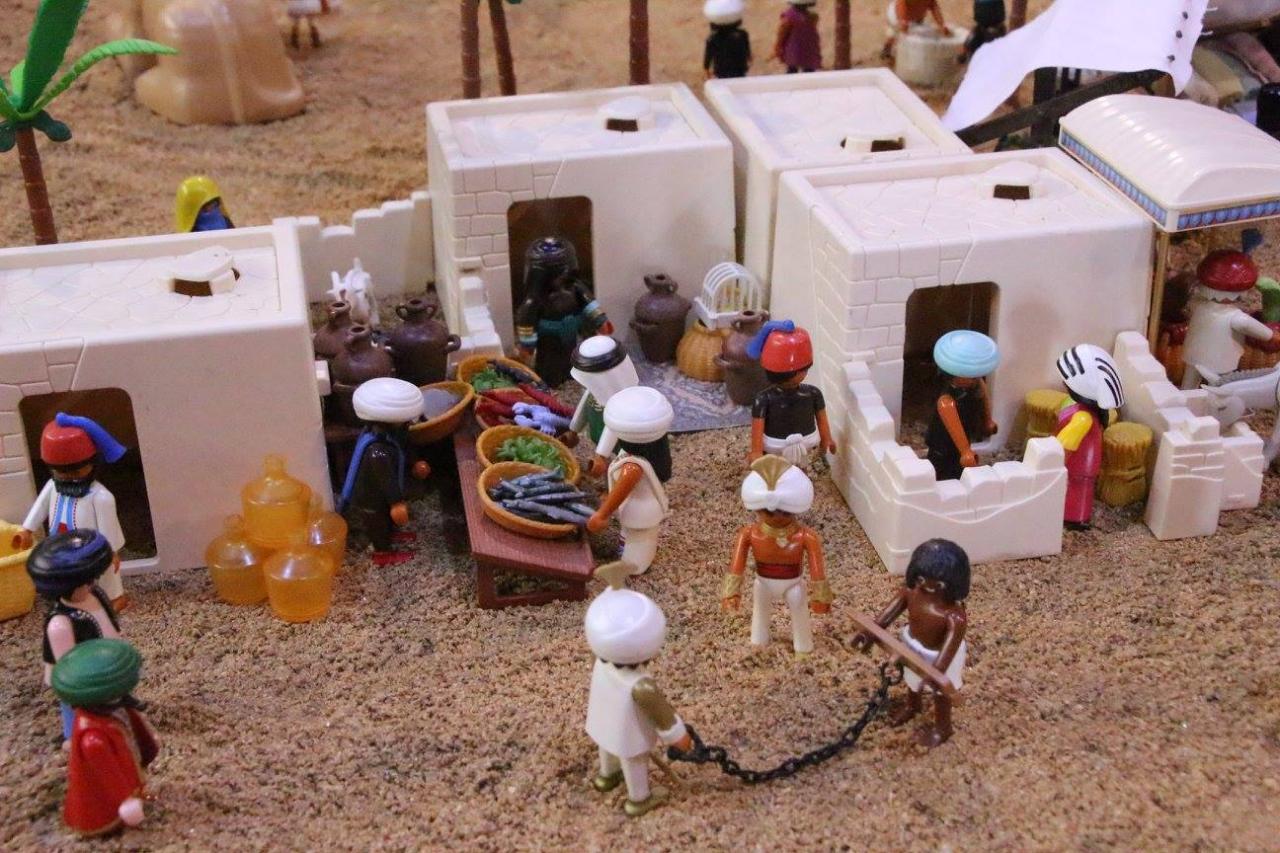 Diorama Playmobil - Campagne d'Egypte de Napoléon