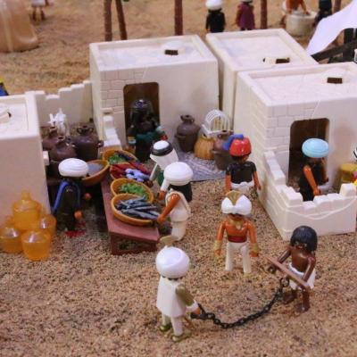 Diorama Playmobil - Campagne d'Egypte de Napoléon