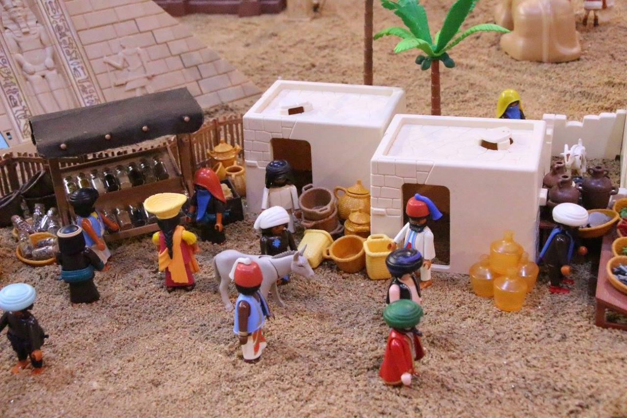 Diorama Playmobil - Campagne d'Egypte de Napoléon