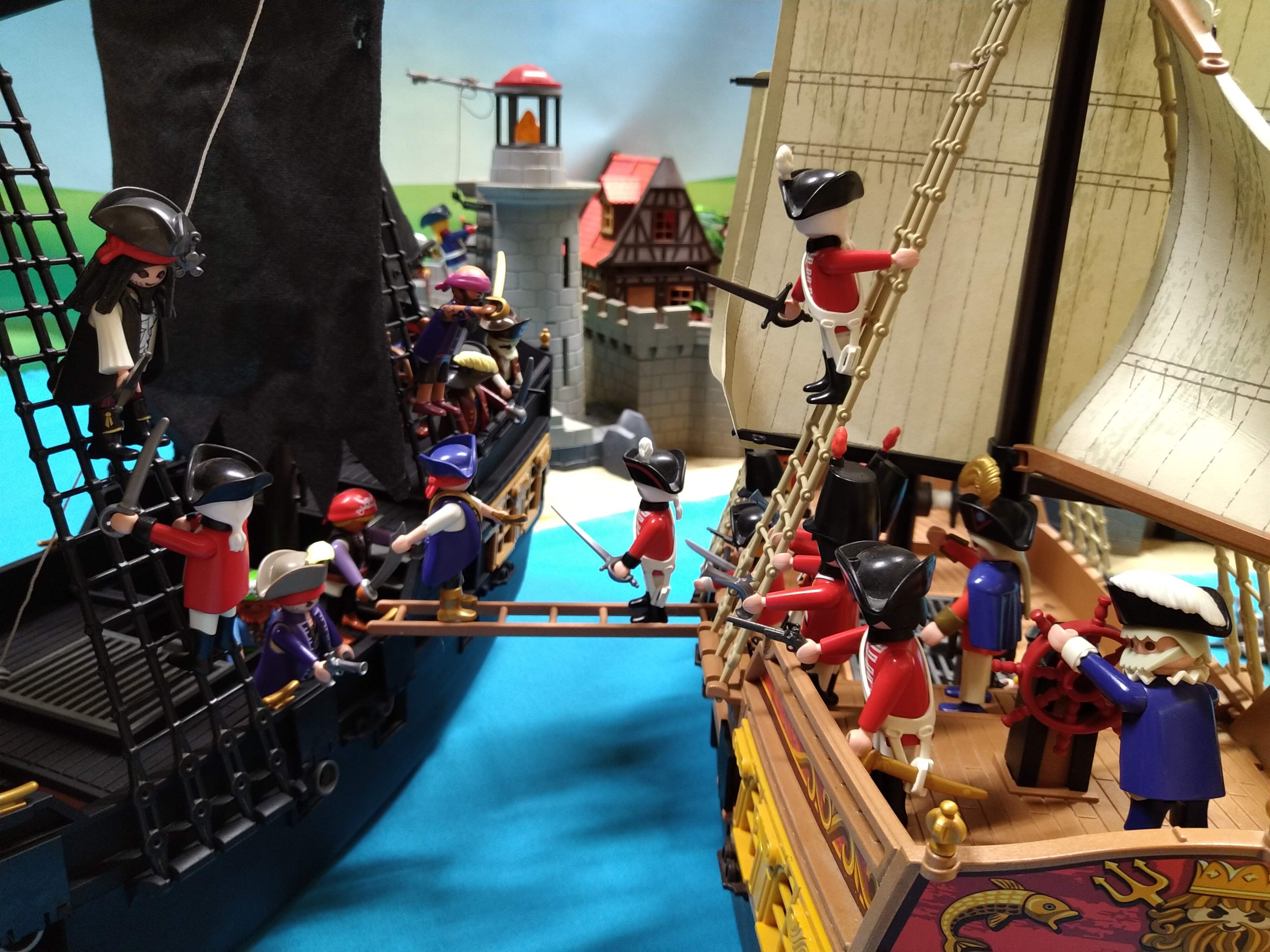 Pirates des caraibes en playmobil