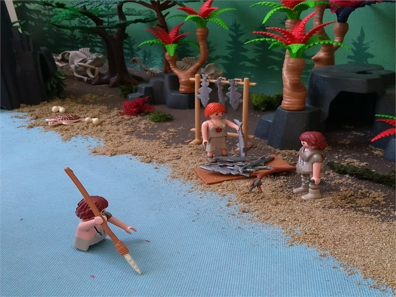 La préhistoire en Playmobil entre humour et faits historiques