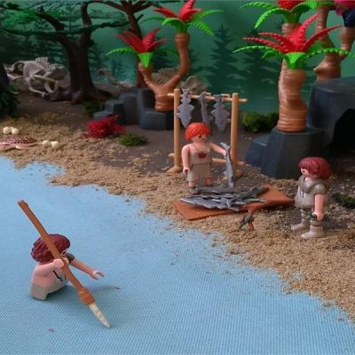 La préhistoire en Playmobil entre humour et faits historiques