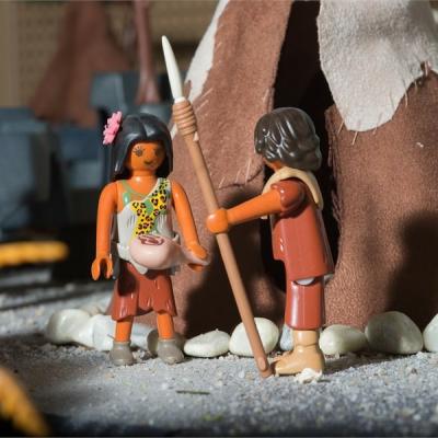 La préhistoire en Playmobil entre humour et faits historiques