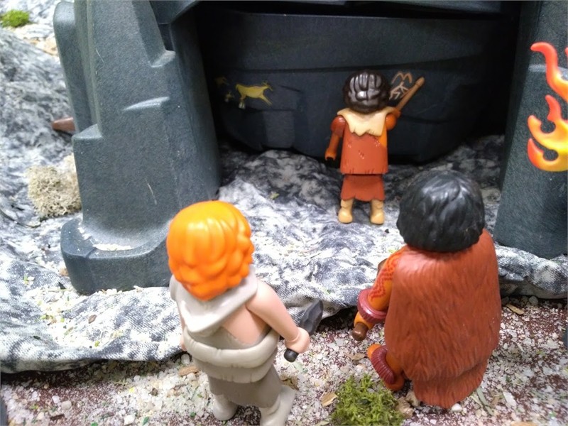 La préhistoire en Playmobil entre humour et faits historiques