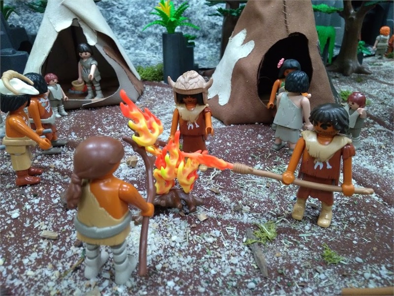 La préhistoire en Playmobil entre humour et faits historiques