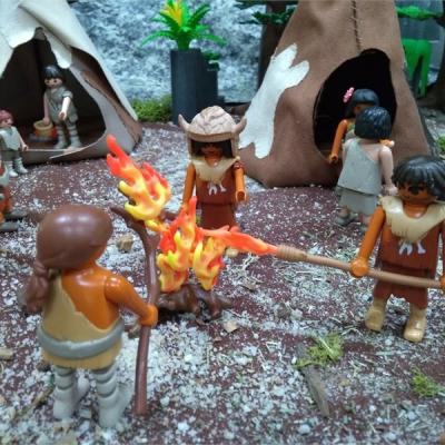 La préhistoire en Playmobil entre humour et faits historiques