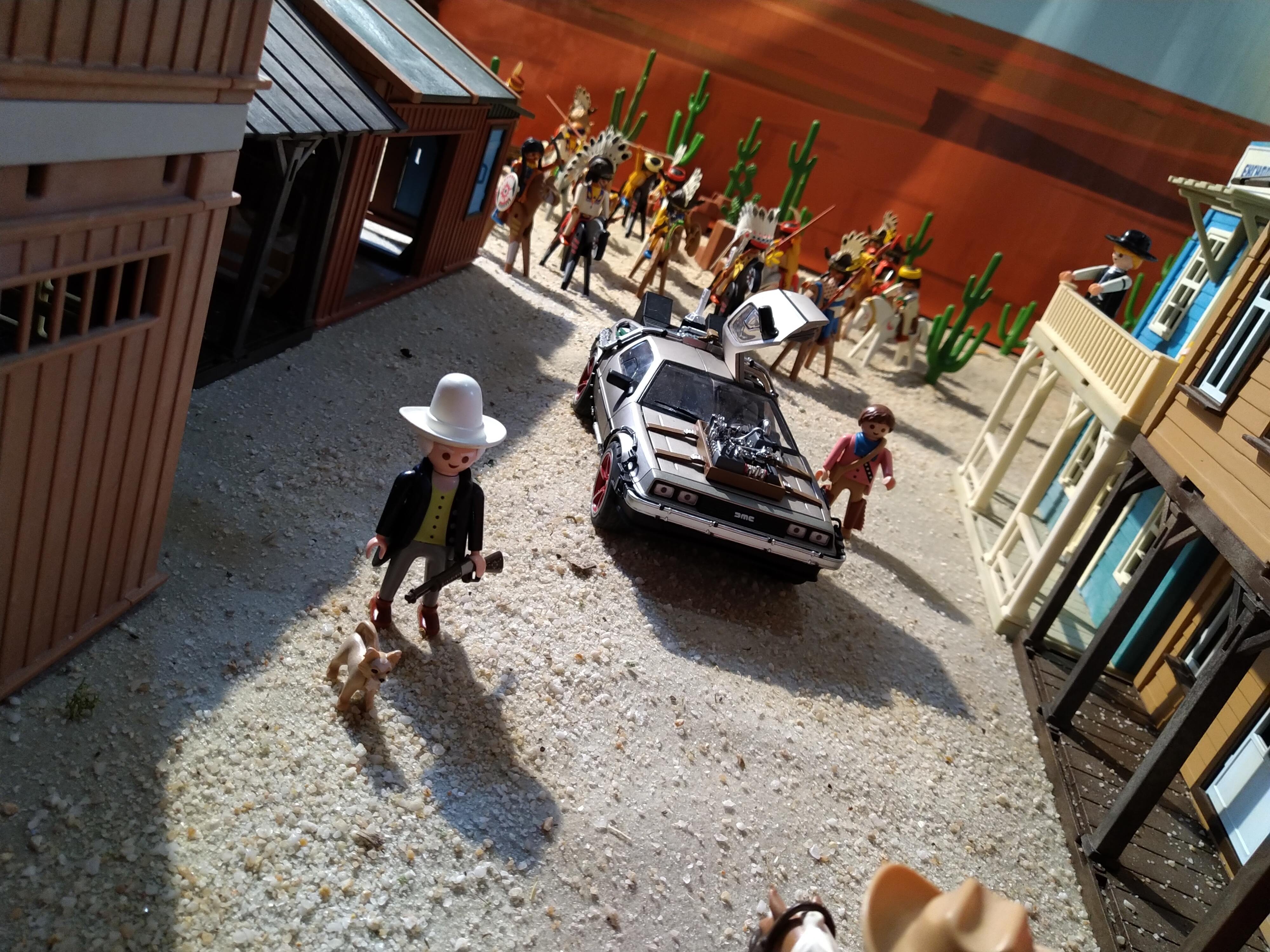 Retour vers le futur 3 en playmobil