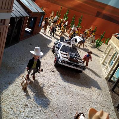 Retour vers le futur 3 en playmobil