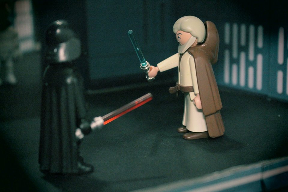 Starwars en playmobil - Etoile Noire - Faucon Millenium - Dark Vador