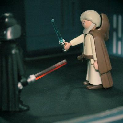 Starwars en playmobil - Etoile Noire - Faucon Millenium - Dark Vador