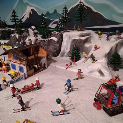 Vacances aux sport d'hiver en Playmobil 