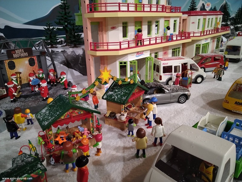 Vacances aux sport d'hiver en Playmobil 