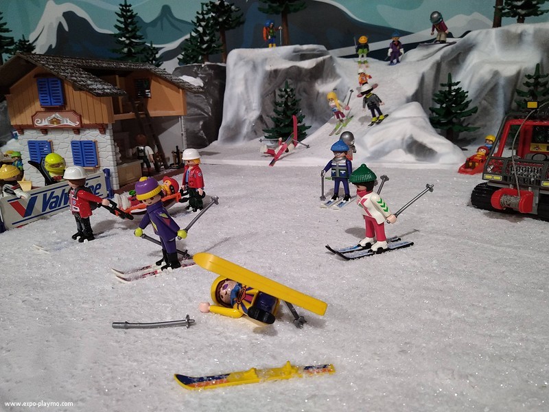 Vacances aux sport d'hiver en Playmobil 