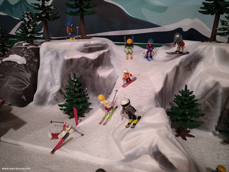 Vacances aux sport d'hiver en Playmobil 