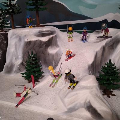 Vacances aux sport d'hiver en Playmobil 