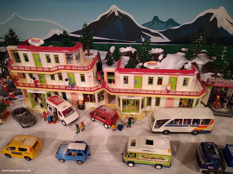 Vacances aux sport d'hiver en Playmobil 