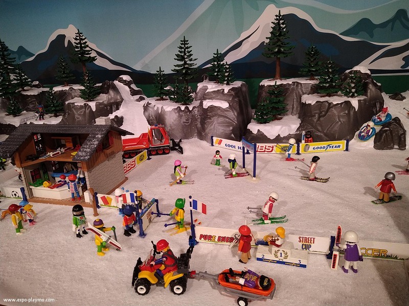 Vacances aux sport d'hiver en Playmobil 