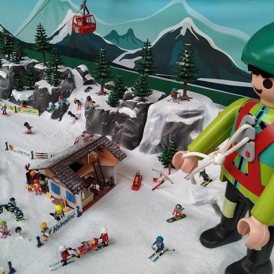 Vacances aux sport d'hiver en Playmobil 