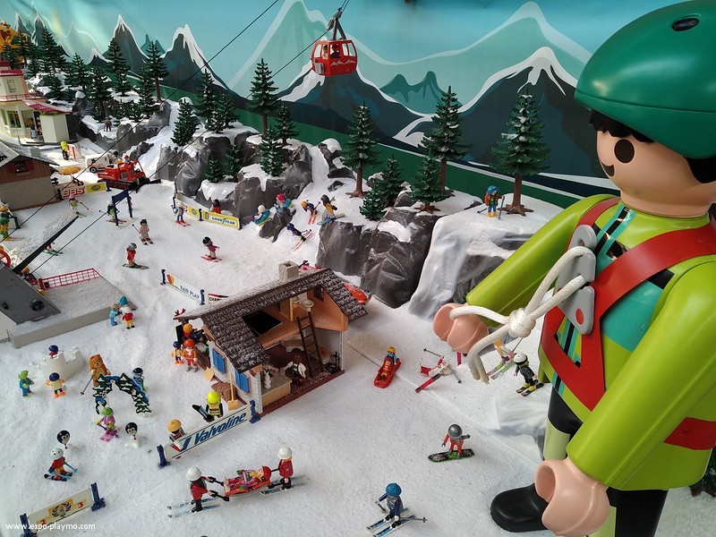 Vacances aux sport d'hiver en Playmobil 