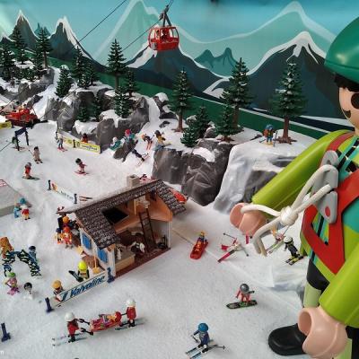 Vacances aux sport d'hiver en Playmobil 