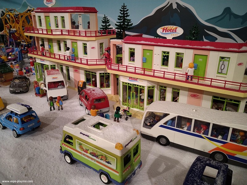 Vacances aux sport d'hiver en Playmobil 