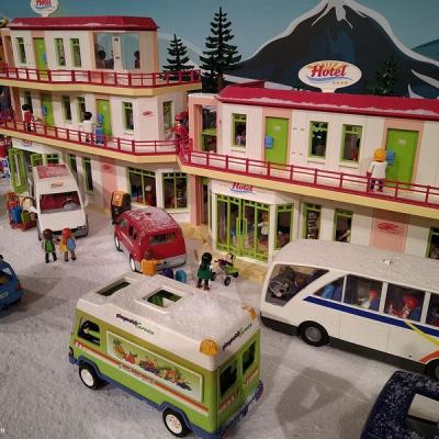 Vacances aux sport d'hiver en Playmobil 