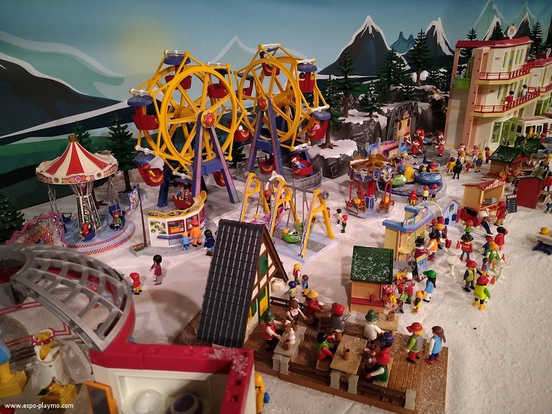 Vacances aux sport d'hiver en Playmobil 