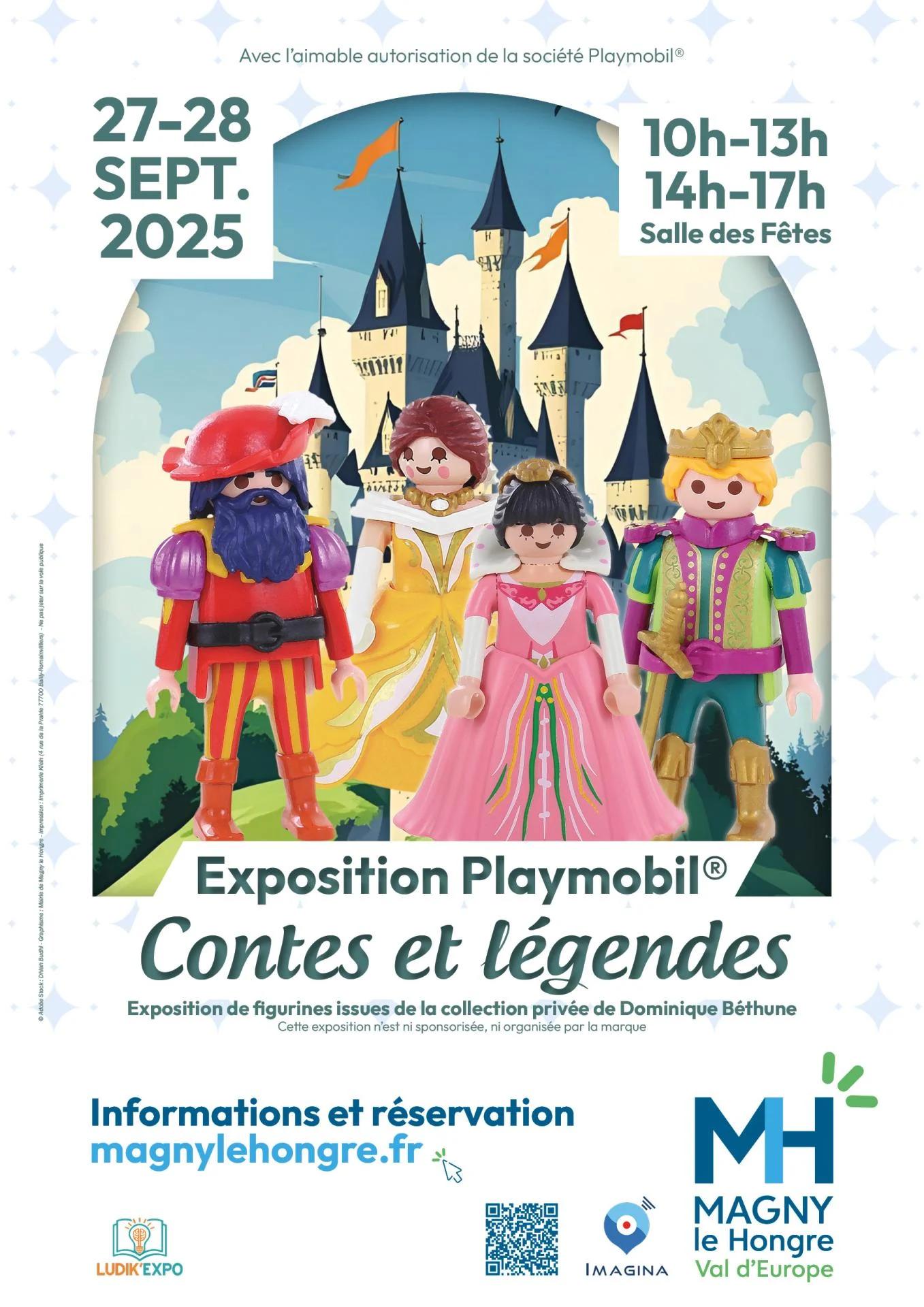 Affiche expo playmobil magny le hongre