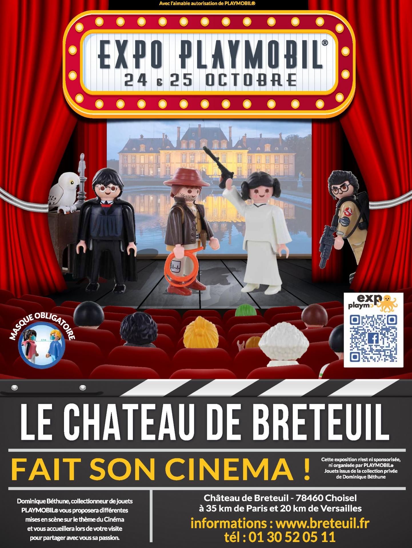 Affiche exposition playmobil breteuil 2020