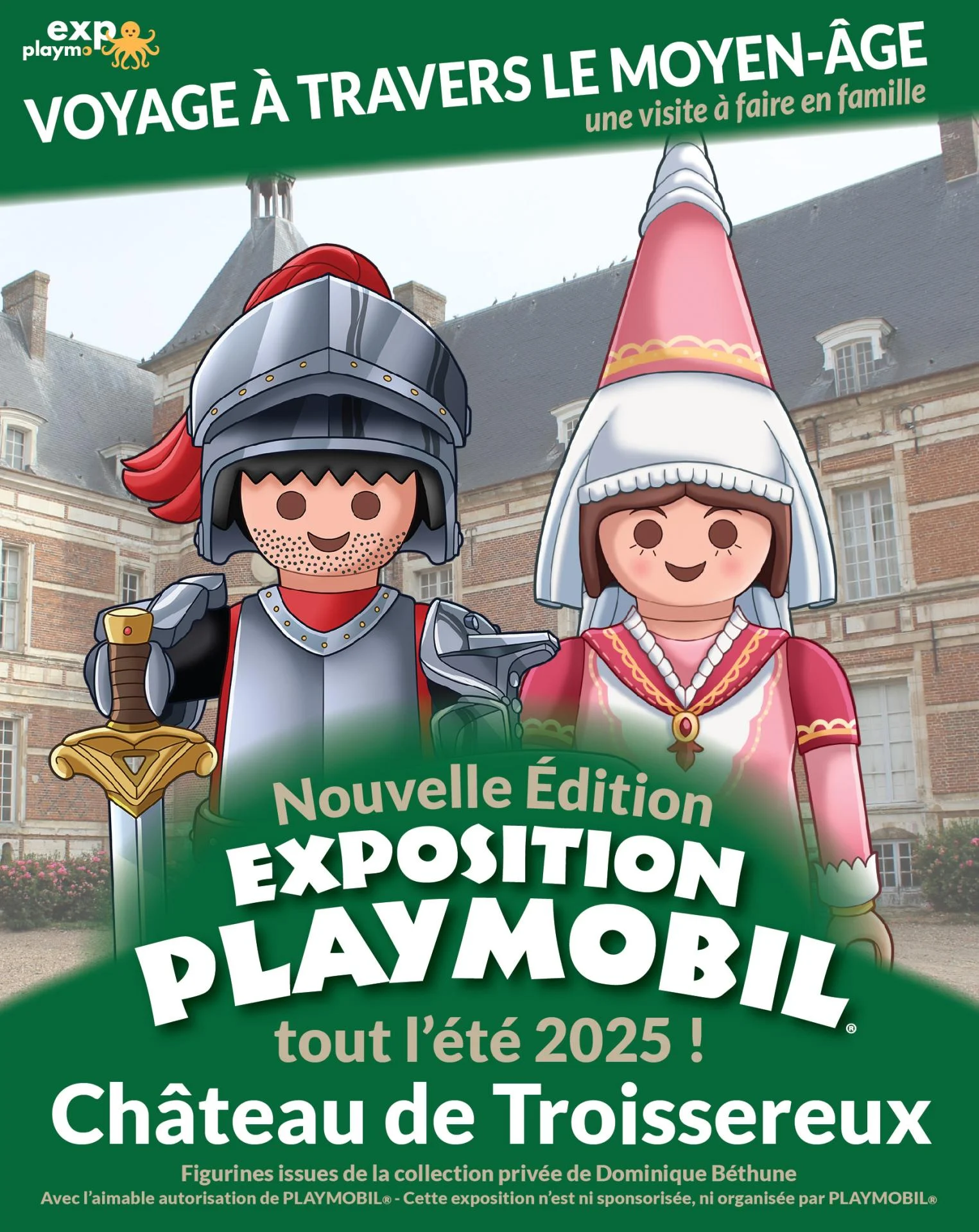 Affiche exposition playmobil chateau de troissereux 2025 01