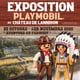 Affiche exposition playmobil chateau lanniron 2026 dominique bethune