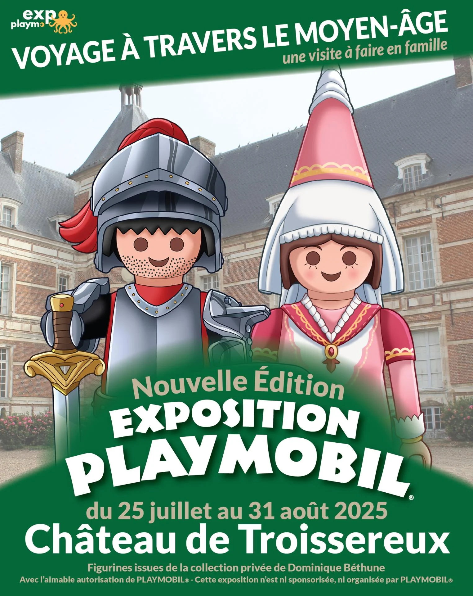 Affiche exposition playmobil chateau troissereux 2025 01