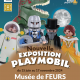 Affiche exposition playmobil feurs 2024 dominique bethune