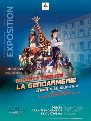 Affiche exposition playmobil gendarmerie saint tropez dominique bethune