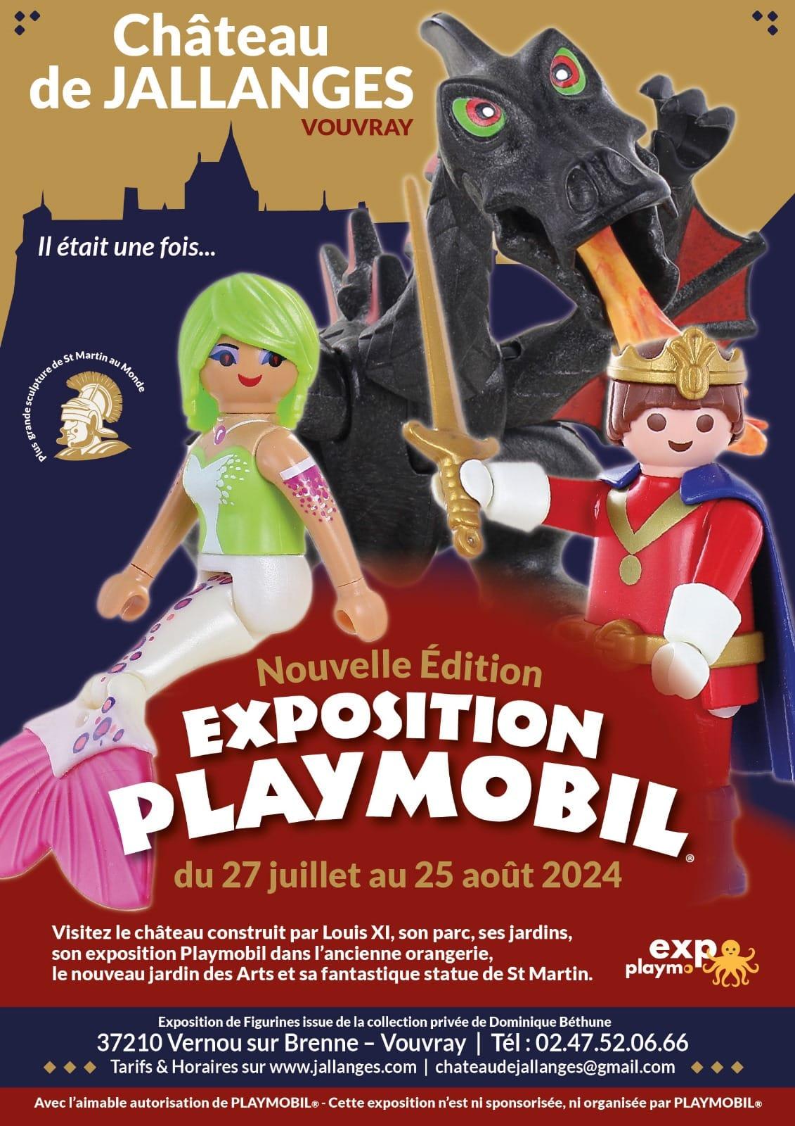 Affiche exposition playmobil jallanges 2024
