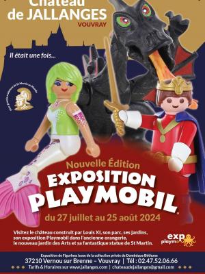 Affiche exposition playmobil jallanges 2024