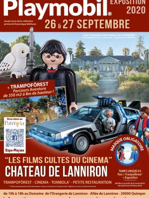 Affiche exposition playmobil lanniron quimper 2020 dominique bethune