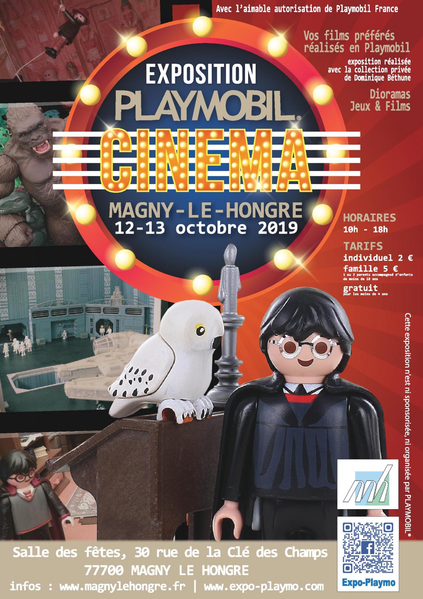 Affiche exposition playmobil magny le hongre 2019 dominique bethune collectionneur