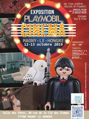 Affiche exposition playmobil magny le hongre 2019 dominique bethune collectionneur
