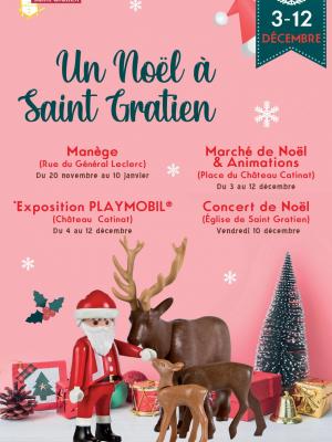 Affiche exposition playmobil noe saint gratien dominique bethune