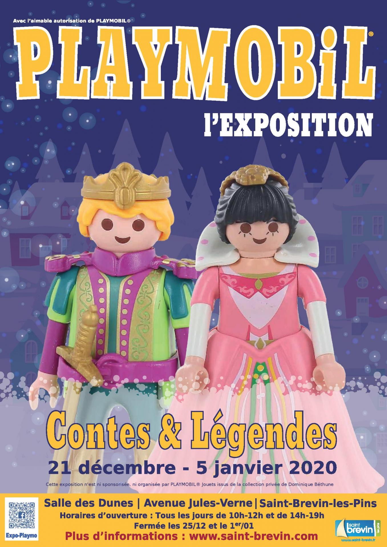 Affiche exposition playmobil saint brevin 2019 dominique bethune