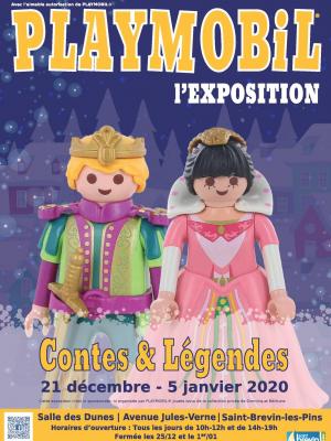 Affiche exposition playmobil saint brevin 2019 dominique bethune