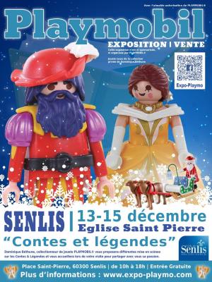 Affiche exposition playmobil senlis 2019 dominique bethune