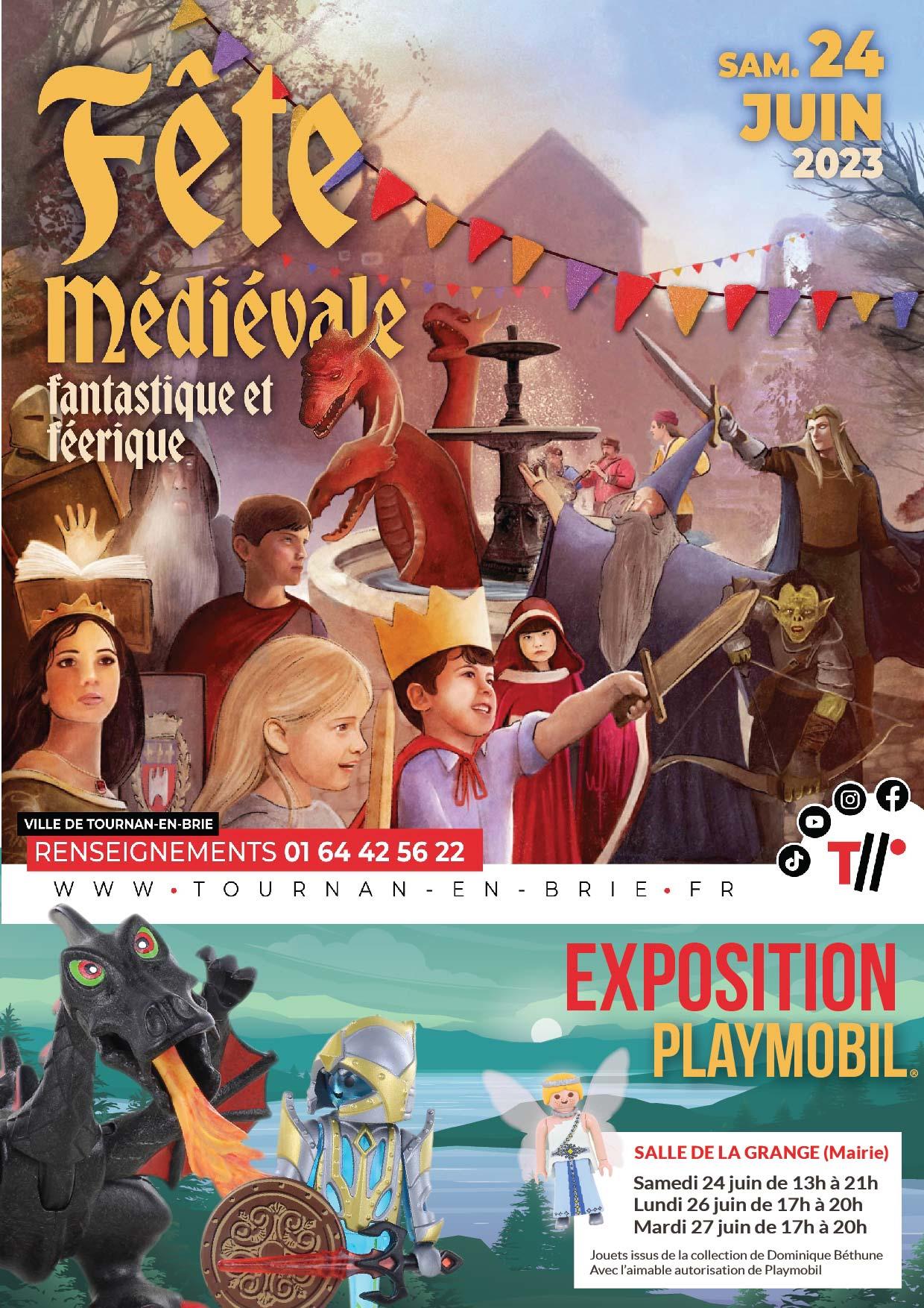 Affiche medievales fantastiques de tournan 01