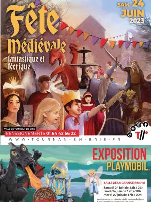 Affiche medievales fantastiques de tournan 01