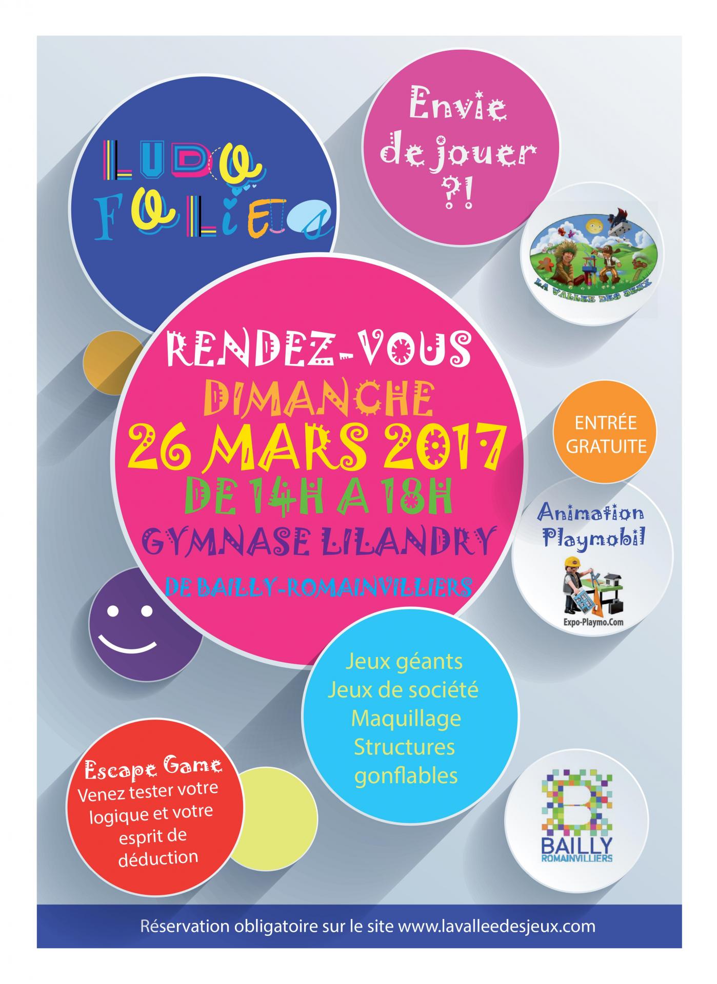 Affiche playmobil ludofolies mars 2017