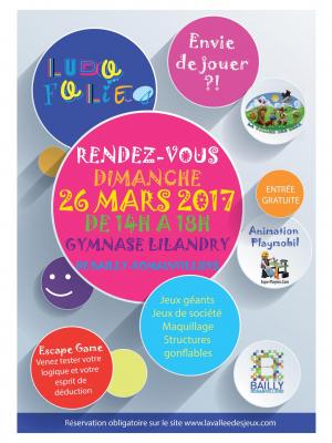 Affiche playmobil ludofolies mars 2017