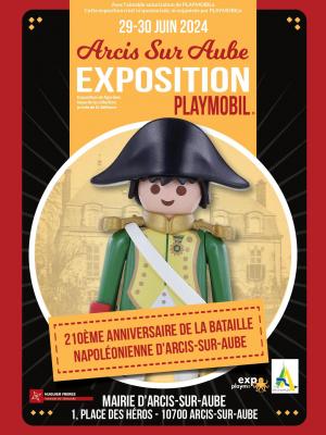Affiches exposition playmobil arcy sur aube dominique bethune