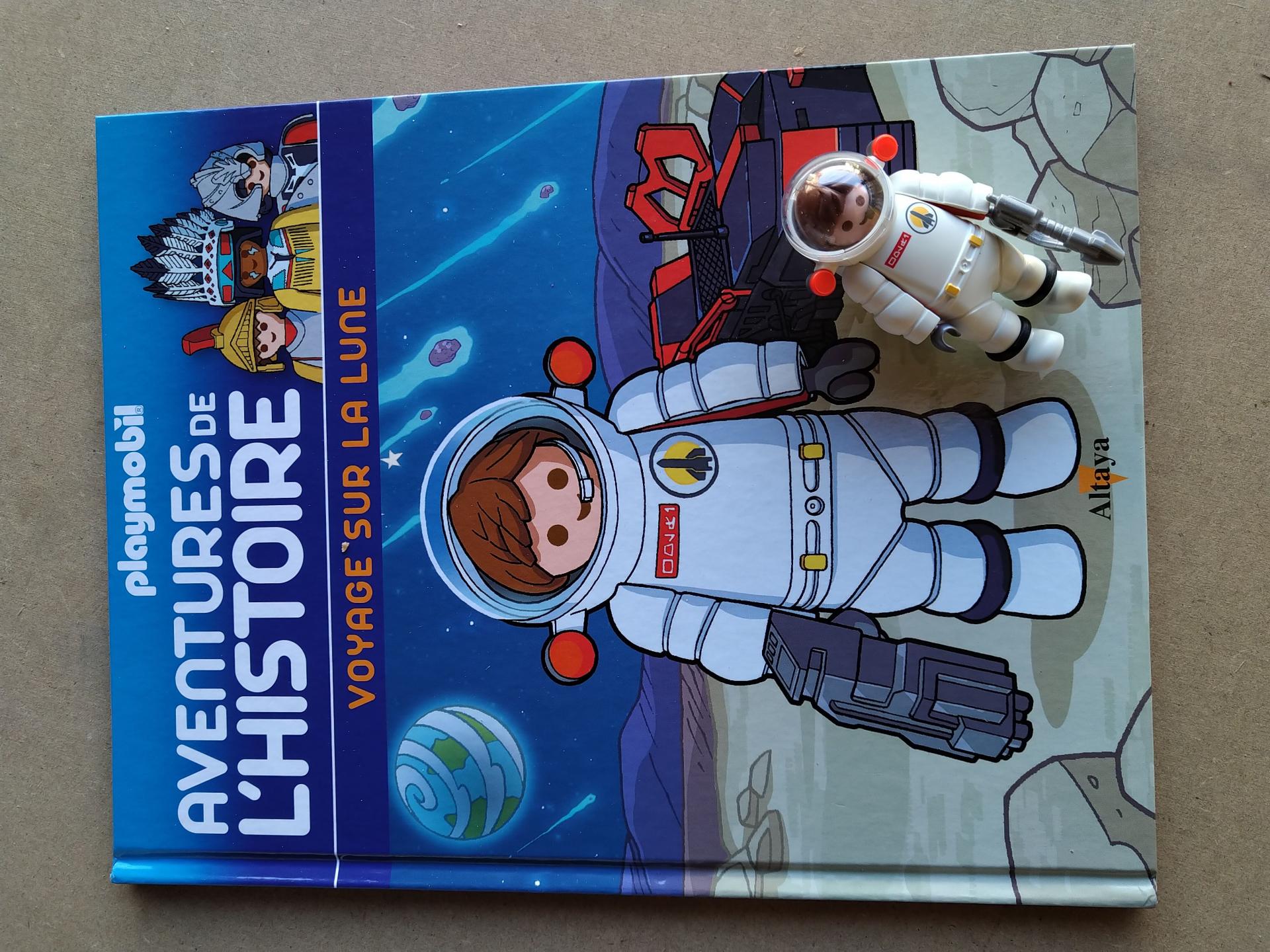 Altaya playmobil histoire personnages astronaute livre